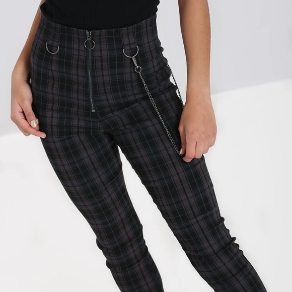 HELL BUNNY COBAIN CAPRIS Size XL Size Sold out online! Like New! - Picture 2 of 8